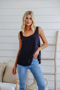 Riley Tank Black