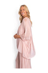 Allegra Batwing Silk Top Baby Pink