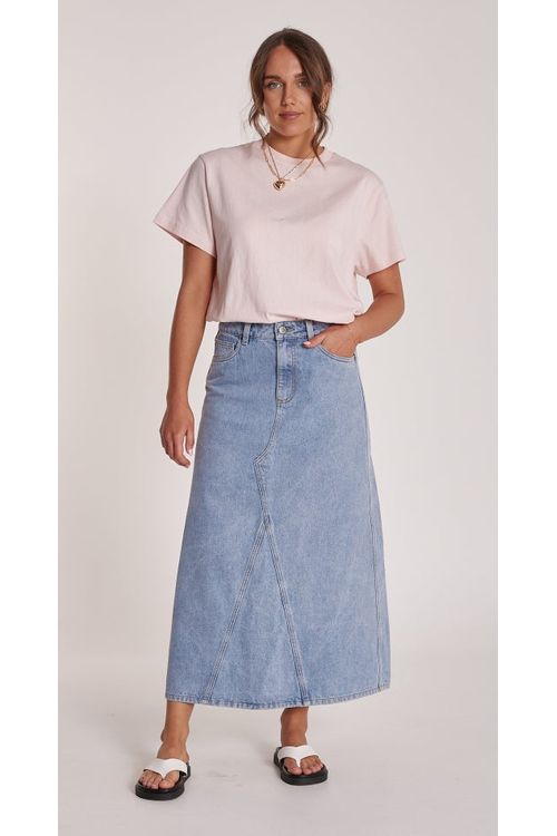 Remi Denim Skirt Blue