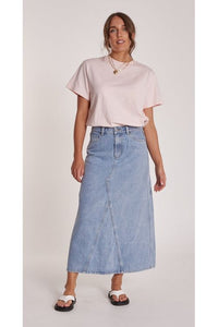 Remi Denim Skirt Blue