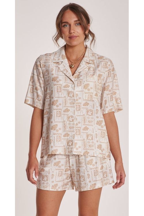 Kallie Shirt Cove Print