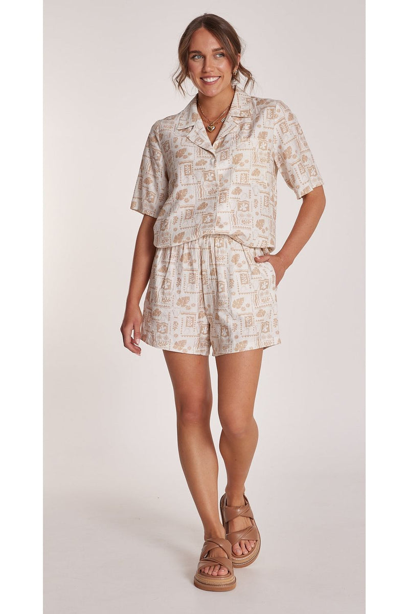 Kallie Shirt Cove Print