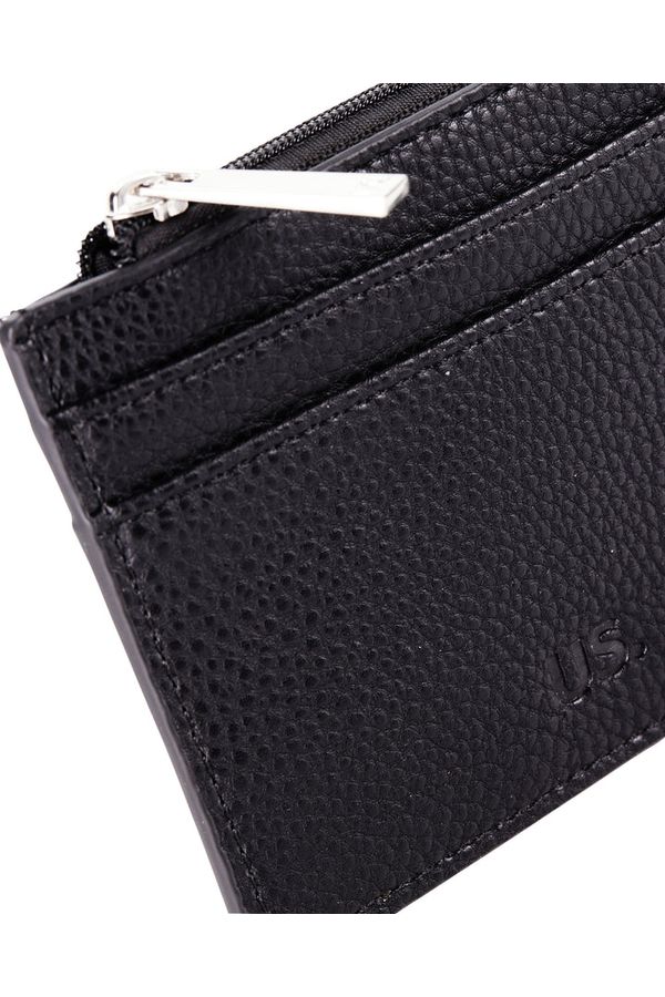 The Hunter Mini Card Holder Black