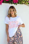 Good Vibes Tee White