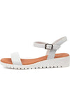 Marylee Sandal White Patent