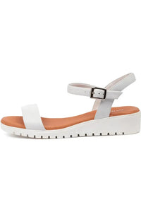 Marylee Sandal White Patent