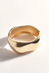 Organic Shape Bangle Gold