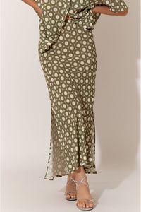 Abi Geo Print Maxi Skirt