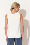 Laurel Sleeveless Knit White