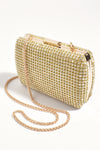 Lumiere Diamante Clutch Gold