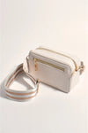 Ivy Webbing Strap Cross Body Bag Stone