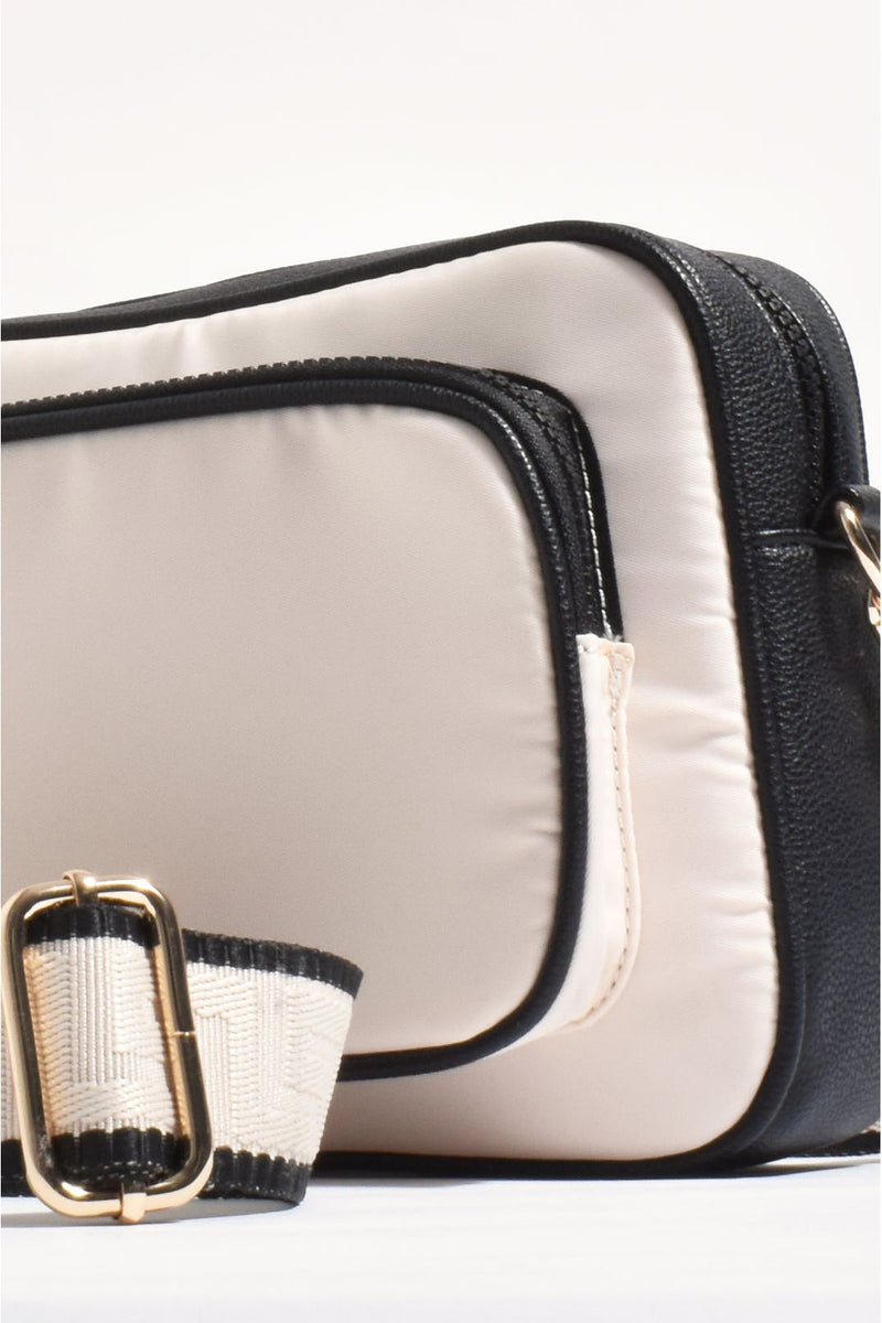 Blair Webbing Cross Body Bag Cream