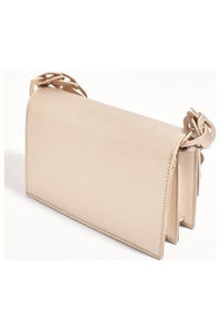 Jessica Structured Chain Mini Handbag Gold