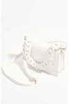 Jessica Structured Chain Mini Handbag White