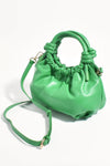 Knotted Handle Slouchy Bag Green