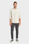 Hampton L/S Linen Shirt Oatmeal