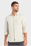 Hampton L/S Linen Shirt Oatmeal