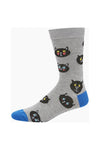 Men's Felix Bamboo Sock Grey