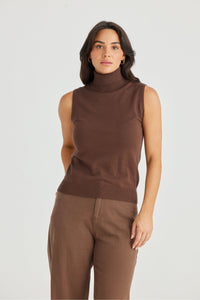 Skye Knit Top Cacao