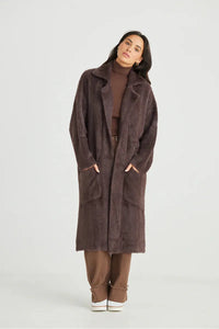 Whistler Knit Coat Cacao