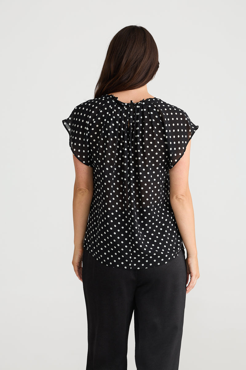 Boulevard Top Polka Dot