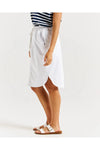 Alina Denim Skirt White