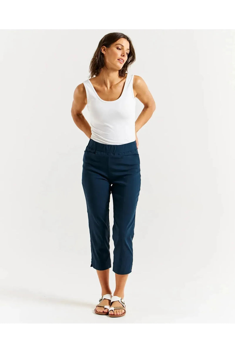 Crop Bengaline Pant Navy