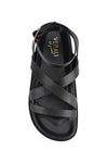 Brianna Footbed Sandals Black