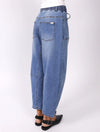 Leo Barrel Jeans Blue