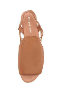 Marliss Sandal Dark Tan/White