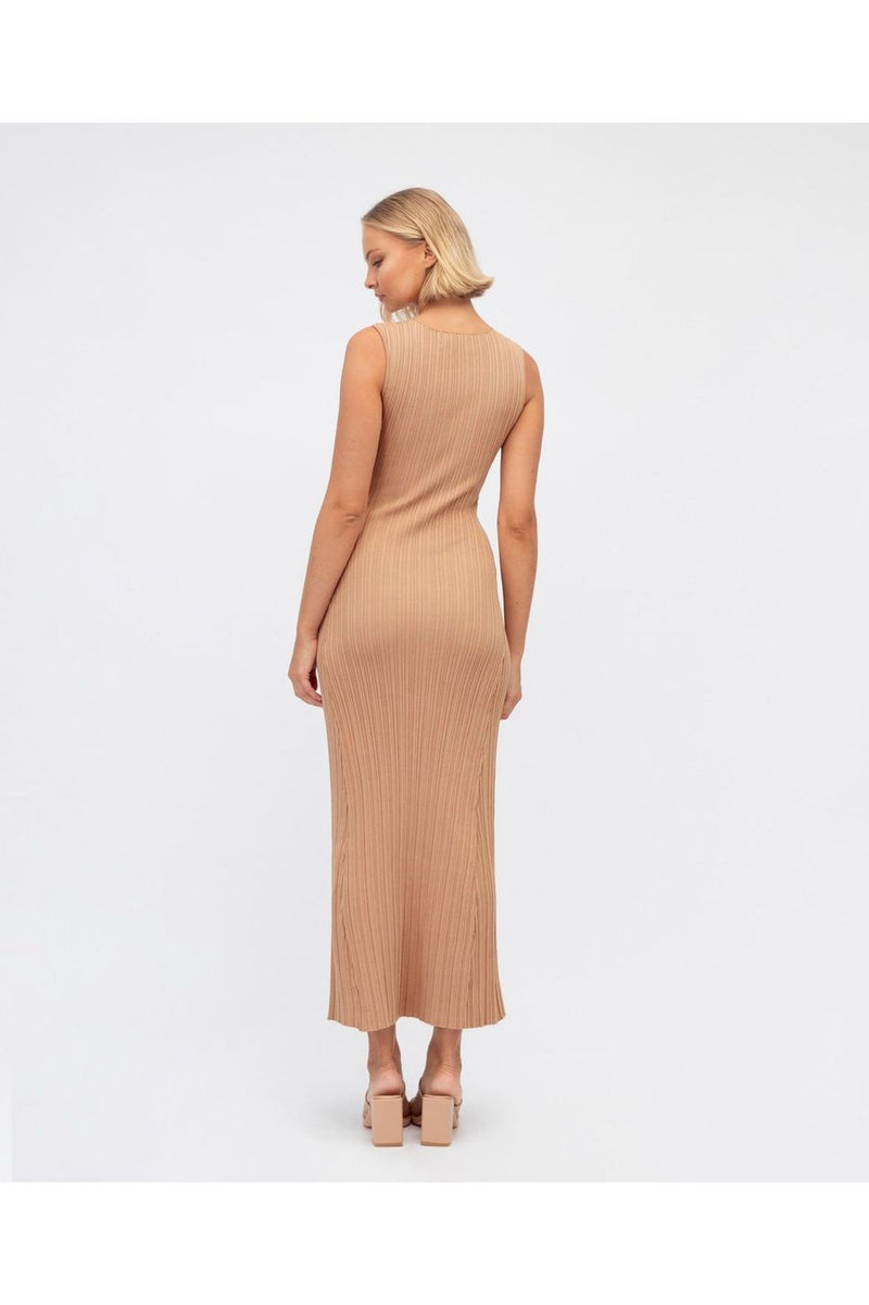 Zahlia Knit Dress Latte