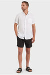 Hampton Linen S/S Shirt White