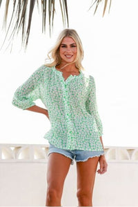 Mandy Pebble Top Green