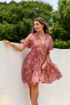 Gina Dress Rust