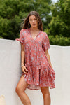 Gina Dress Rust