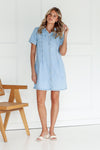 Marcia Denim Dress Light Blue