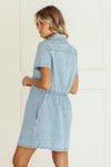 Marcia Denim Dress Light Blue