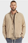 Lebowski Cord Overshirt Pebble