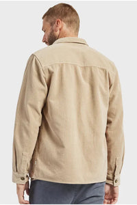 Lebowski Cord Overshirt Pebble