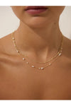 Mini Pearl 18K Gold Plated Necklace