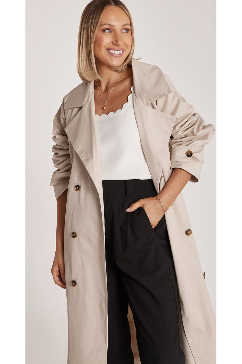 London Trench Coat Light Beige