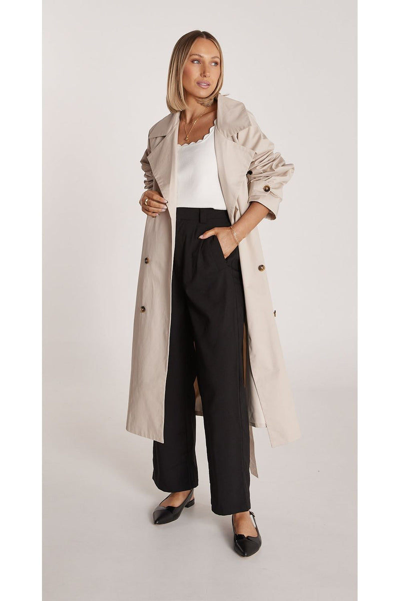 London Trench Coat Light Beige