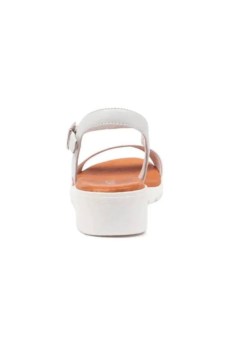 Marylee Sandal White Patent