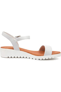 Marylee Sandal White Patent