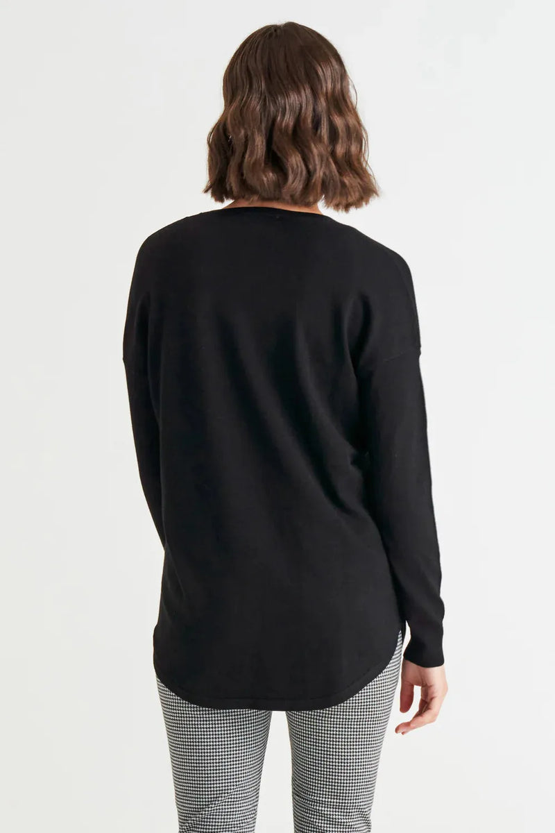 Sophie Knit Jumper Black