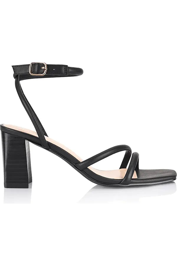 Nadia Block Heel Black