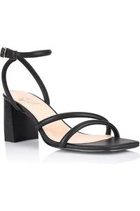 Nadia Block Heel Black