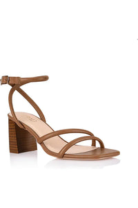 Nadia Block Heel Tan