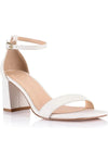 Neeka Block Heel White