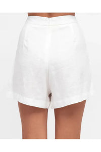 Ivy Linen Short White